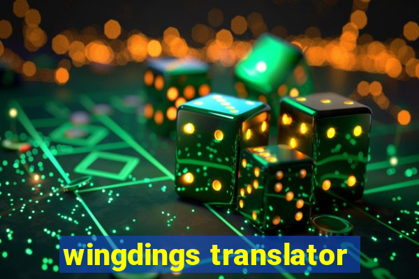 wingdings translator